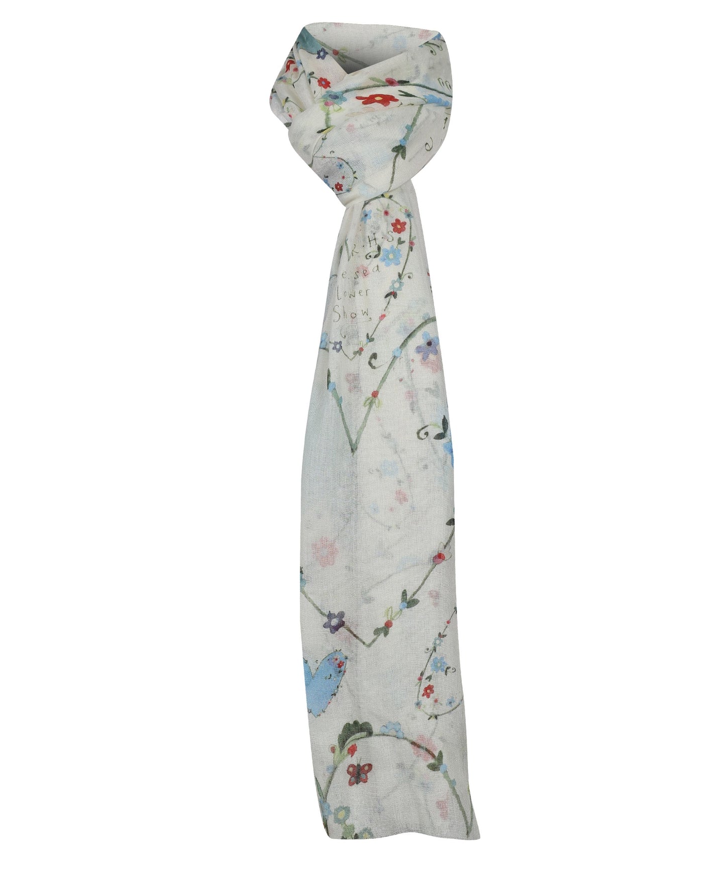 Damenschal aus Modal-Seide mit Blumenmuster