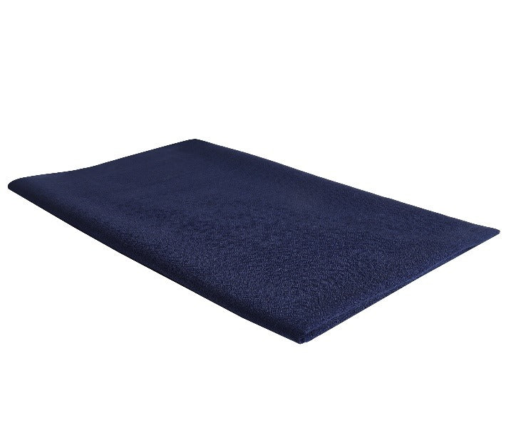 Handgemachter marineblauer Wollschal